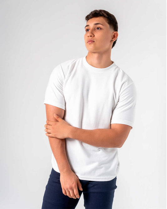 Camiseta Tejida Andina Blanca