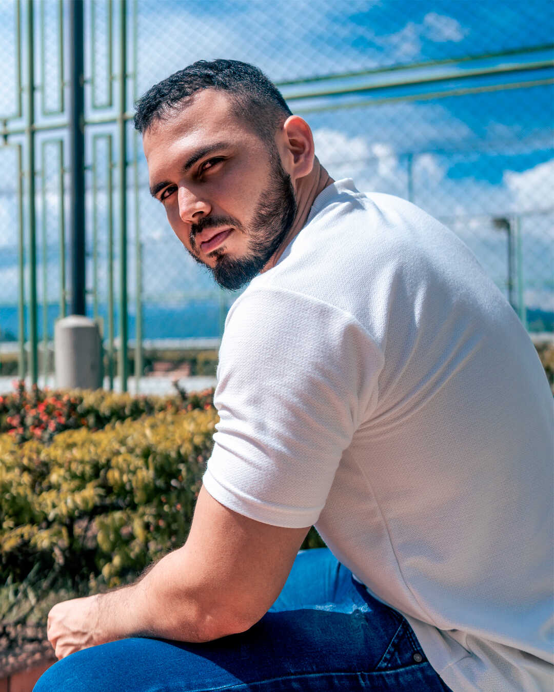 Camiseta Tejida Andina Blanca