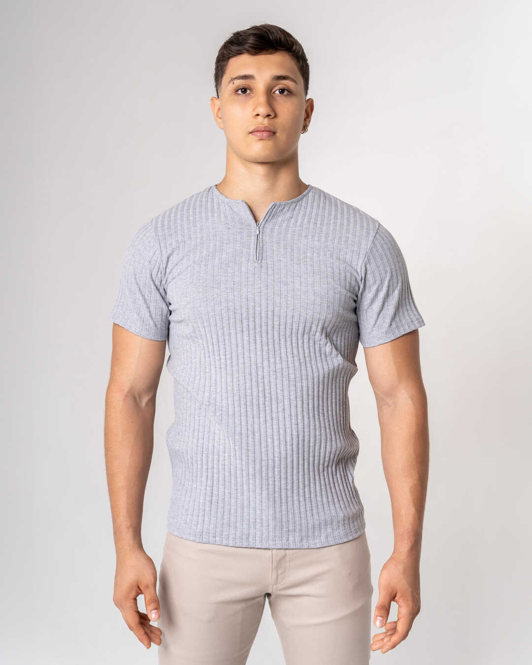 Camiseta Palermo Gris Jaspe