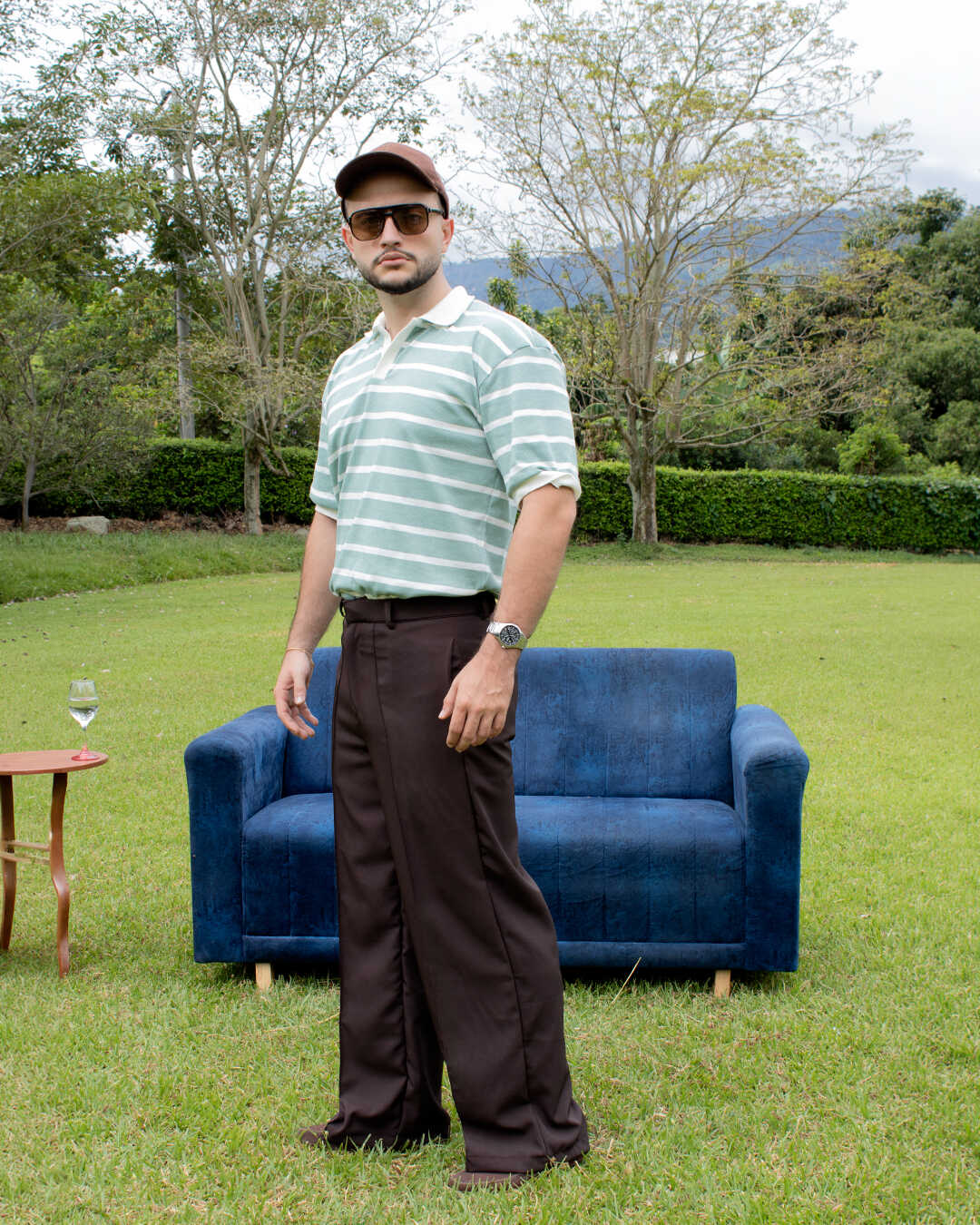 Polo de Rayas Verdes El Pastel
